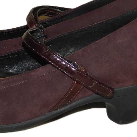 Naot Mary Jane Style Leather Heels Hook & Loop Closure Size 9 - Picture 11 of 11